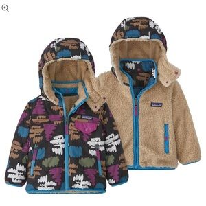 Patagonia Purple and Blue Puffer Jacket